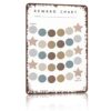 8x12 Inch Aluminum Reward Chart, Reusable Magnetic Behavior Progress | Tracking Board for Kids, Neutral Style Incentive Goal Chart for Home Classroom Management