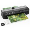 9-Inch Laminator Machine,A4 Cold & Thermal Laminator Machine,85-Second Quick Heat-Up,Thermal Lamination ABS Jam-Release,40 Pouches,Paper Cutter & Corner Rounder - Perfect for Teachers, Home & Office