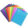 9-Piece Colors File Folder for Letter-Size Paper File Folders School Work File folders