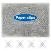 900 Pcs Paper Clips, 1.3 Inch Medium Paper Clips for Office School Home.