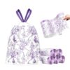 90Pcs Household Freesia Print Scented Small Trash Bags,3 Gallon Thickened