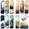 90PCS Sensory Stickers – 2 Textured Surface, Storage Box Included – Sensory Stickers for Office, Desk, Teachers, Adult Stickers for Anxiety Relief, Stress (Landscape)