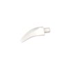 90 Piece Barb/Claw/Horn/Tooth - Medium, White, Compatible with Lego Parts and Pieces