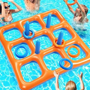 KOCCQUE 2 in 1 Tic Tac Toe & Ring Toss