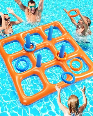 KOCCQUE 2 in 1 Tic Tac Toe & Ring Toss