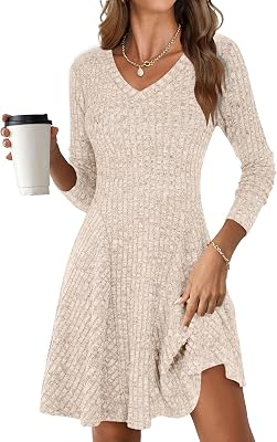 ANRABESS Knit Short Dresses