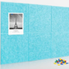 AKTOP Cork Board Bulletin Board 24″x36″, 6 Pack Removable Felt Cork Board Tiles for Wall, Large Corkboard Notice Pin Board for Office, School & Home,24 Safe Adhesive Tabs, 20 Push Pins, Baby Blue