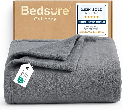 Bedsure Soft Fleece Throw Blanket