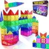 Magnetic Tiles Building Blocks Toy – STEM Educational Magnetic Blocks for Kids, Creativity Preschool Learning Sensory Montessori Toddler Magnetic Toys for Boys & Girls 3+ Years Old – 47PC