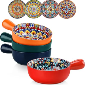 vancasso Soup Bowls with Handles
