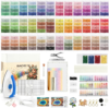 RIACHROW 75,000+ Pcs 2.6mm Mini Fuse Beads Kit – Professional 144-Color Studio System with 1200W Iron & Holeless Pixel Art Master Tools – Aesthetic Gift for Adults (144-Color Master Kit)