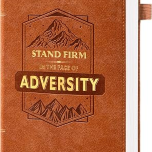 CAGIE Lined Journal for Men, Journals for Writing 100 gsm 256 Pages, A5 Leather Mens Journal, Journaling Notebooks for Notes, Work, School – Brown