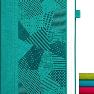 Yoment Leather Journal Notebook,260 Thick Lined Pages,Hardcover 5.7″×8.3″ | Journal for Women Men, Work, School, Business, Travel Diary, Note taking, College Ruled Writing, Daily Journaling Notebook
