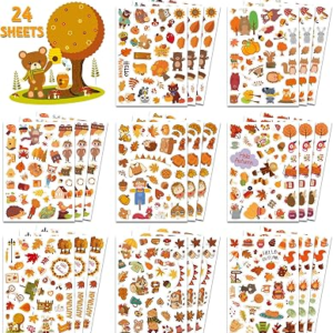 HSHFAMIIY Fall Stickers for Kids