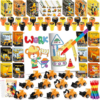 BenLouis 168Pcs Construction Party Favors Excavator Theme Coloring Books Crayons Sticker Set Bulk for Kids Construction Birthday Goodie Bag Stuffer Classroom Gifts Rewards Craft Pinata Fillers