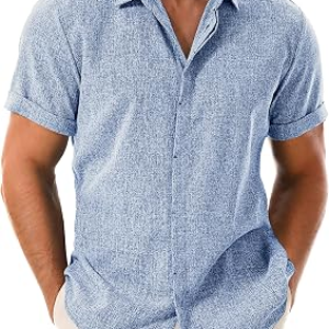 DRAZIVON Linen Shirts