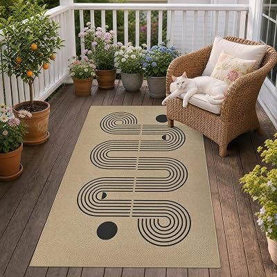 UERMEI Jute Area Rug