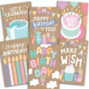 Hadley Designs 54 Birthday Cards Bulk with Envelopes – Happy Birthday Card Kids & Adults, Assorted Greeting Cards for Classroom, Student Gifts from Teacher, Bday Gifts for Office, Designed in USA