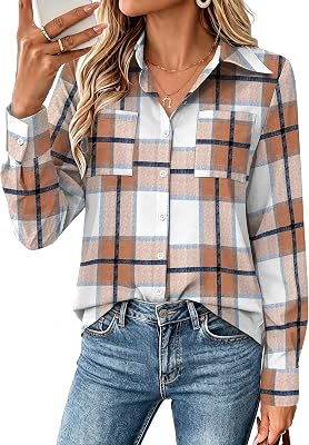 Sampeel Womens Button Down Blouses