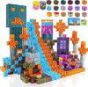 LionFuny150PCS Magnetic Blocks, Magnetic Building Blocks, Magnet Blocks for Kids Age 3-5 4-8 8-12, STEM Sensory Educational Magnet Stacking Toys Boys Girls Gifts