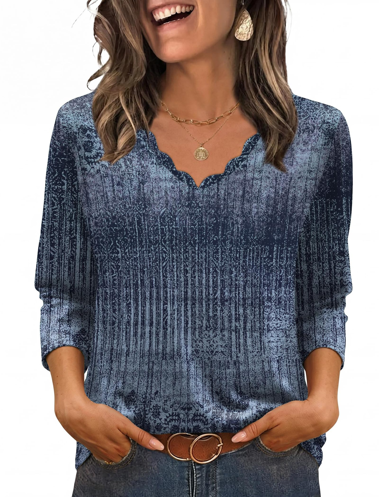 WIHOLL Womens Tops