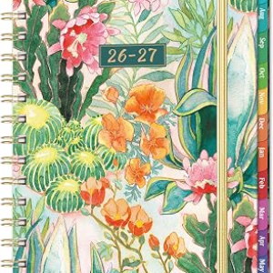 2026-2027 Planner – Academic Planner 2026-2027 from July 2026 – June 2027 with To-Do List, 6.3” x 8.4”, Strong Twin-Wire Binding, Inner Pocket, Elastic Closure