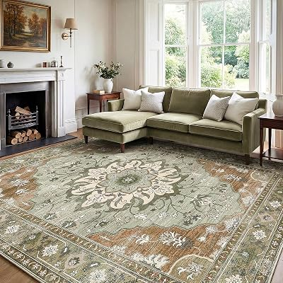 YBYX Washable Area Rug 8x10