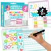 Hadley Designs Magic Grooved Writing Practice for Kids- Preschool Learning Activities, Letter Tracing for Kids Ages 3-5, Magic Book Handwriting Practice, Kindergarten Workbooks, Toddler Birthday Gift