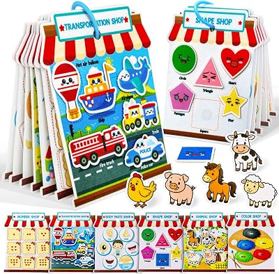 TEEKDEER Activity Books for Toddlers