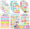 Hadley Designs 16 Educational Posters for Classroom Must Haves – Laminated Pre-K Posters for Toddler Homeschool Essentials, Toddler & Preschool Learning Activities, Kindergarten Classroom Decor