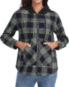 Lepunuo Womens Plaid Jackets
