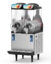 9.5Gal /36L Commercial Slushie Machine, Dual Tank 2-Flavor Slushy Frozen Drink Maker, Margarita Smoothie Slushy Dispenser for Parties, Restaurants, Bars, Cafe