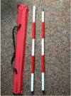 9FjB4sL Aluminum Sectional Survey Pole for Construction Layout Road Staking & Engineering Surveying