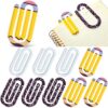 9 Pcs Back to School Jumbo Teacher Acrylic Paper Clips 4 Inch Paperclip Bookmark Set 2026 New School Year Gift for Student Teache Must Have Office Writing (Pencil,Notebook,Paper)