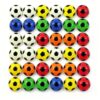 9PCS Colorful Football Foam Ball Toys, Party Game Gifts, Fun and Soft PU Pressure Relief Elastic Balls, Learning Sports Teaching, Home and Office Table Decoration Balls, with Random Colors