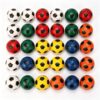 9 silver wire colored soccer toys, party game gifts, fun and soft PU stress relieving elastic balls, learning physical education teaching, home and office desktop decoration balls, with random colors