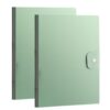 A3 Portfolio Binder 30 Pocket Display Folder 2 Pcs Multicolor(Green)