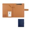 A4 PU Leather Portfolio Holder File Document Case Multi Pocket and Legal Pad for Business File folders