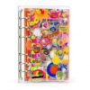 A6 Binder 6-Ring Acrylic Refillable Binder Notebook Planner Cover, Fruit