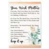 Aakmin Your Work Matters Poster Hanger Frame, Motivational Office Wall Art