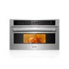 AAOBOSI 30 Inch Built-in Microwave and Convection Oven Combination, 1.6 Cu. Ft. Wall Oven Microwave Combos, Stainless Steel Finish, Touch Control LCD Display, Sensor Cook