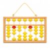 Abacus 7-Column Wood Soroban Hanging - Non-Slip Educational Math Bead Tool