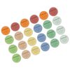 Abaodam 24 Sheets Mental Health Sticker Pack with Positive Quote Stickers Self Adhesive Paper Labels for Notebooks and Phones for Dormitory and Bar Decoration