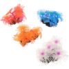 Abaodam 4pcs Realistic Silicone Coral Aquarium Ornament for Fish Tank Decoration, Reef Safe and Stable Construction, Provides Safe Hiding Places, for Freshwater and Tropical Underwater