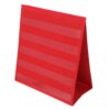 Abaodam Classroom Pocket Chart Display Stand with Triangular Design and Multiple Slots, Double-Sided Card Display Frame for Sentence Strips and Index Cards, Easy Storage Organizational Aid