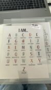 ABC Affirmations Wall Art Kid Room Decor Alphabet Growth Mindset Print 8x10