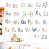 ABC Animal Alphabet Wall Decals – Peel&Stick Animal ABC Stickers, Removable Illustrated Letters for Phonics Learning, Educational Decor for Classrooms Nurseries