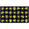 ABCarpet Bee Classroom Rug for Kids, 7'6"x13'1" Colorful Classroom Carpet with Honeycomb Seating Design & Non-Slip Backing, Nylon Circle Time Rug for Preschool, Daycare, Playroom, Learning Area