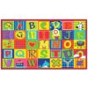 ABCarpet Classroom Rug - 7'6" x 13'1" Large Alphabet Carpet with 24 Seating Spots, Washable ABC Rug for Preschool, Kindergarten, Daycare, Elementary School, Nursery Decor