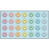 ABCarpet Smiley Face Classroom Rug for Kids, 7'6"x13'1" Pastel Classroom Carpet with Durable Nylon Surface & Non-Slip Backing, Circle Time Rug for Preschool, Daycare, Learning & Reading Area